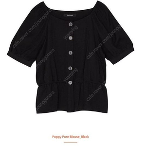 하케쉬 블라우스 Poppy Pure Blouse_Black 1회 착용