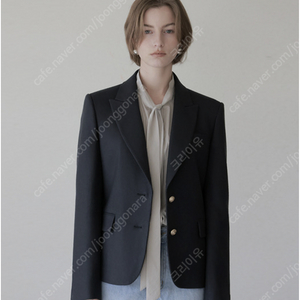 Classic Single 2 Button Jacket (Dark Navy)(s)