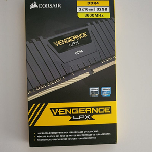 [미개봉] 커세어 벤젼스 DDR4 3600 16G x2 (32G)