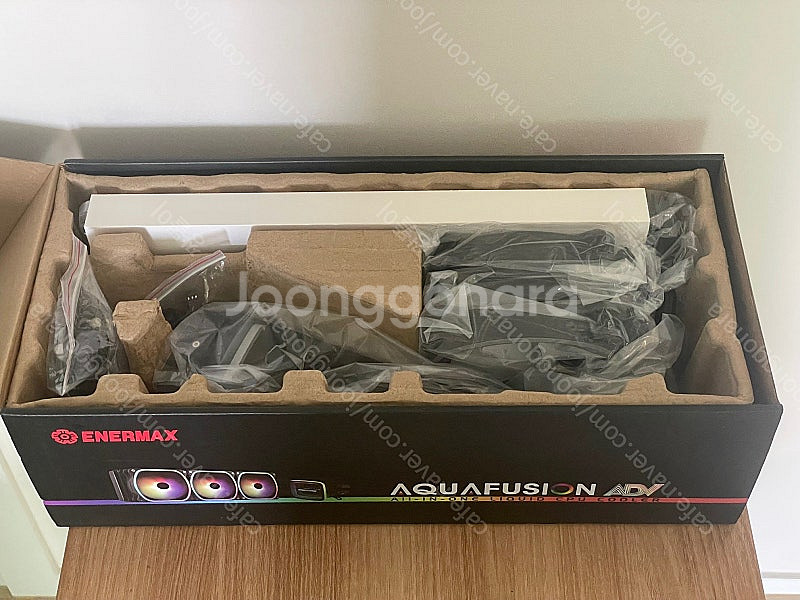 [미사용] 3열 수랭쿨러 팝니다 (에너맥스 AQUAFU...--1