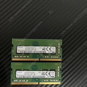 삼성 RAM DDR4 8GB*2 노트북 메모리 / M471A1K43EB1-CWE