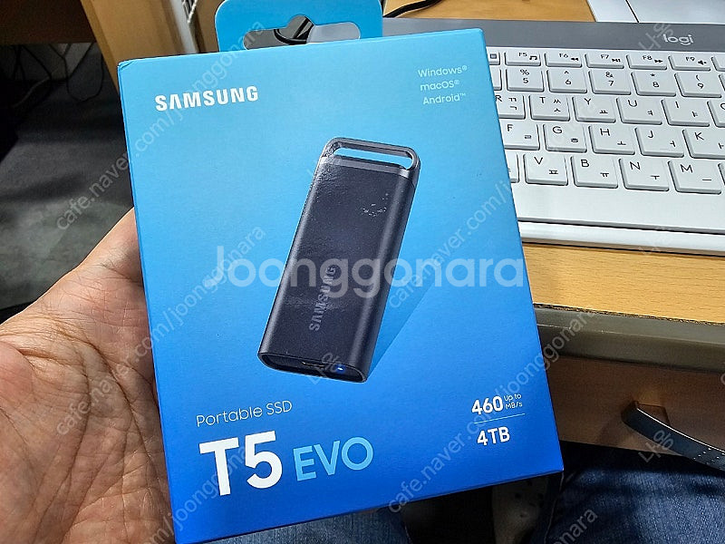 삼성 T5 EVO 외장SSD 4TB판매합니다.--0