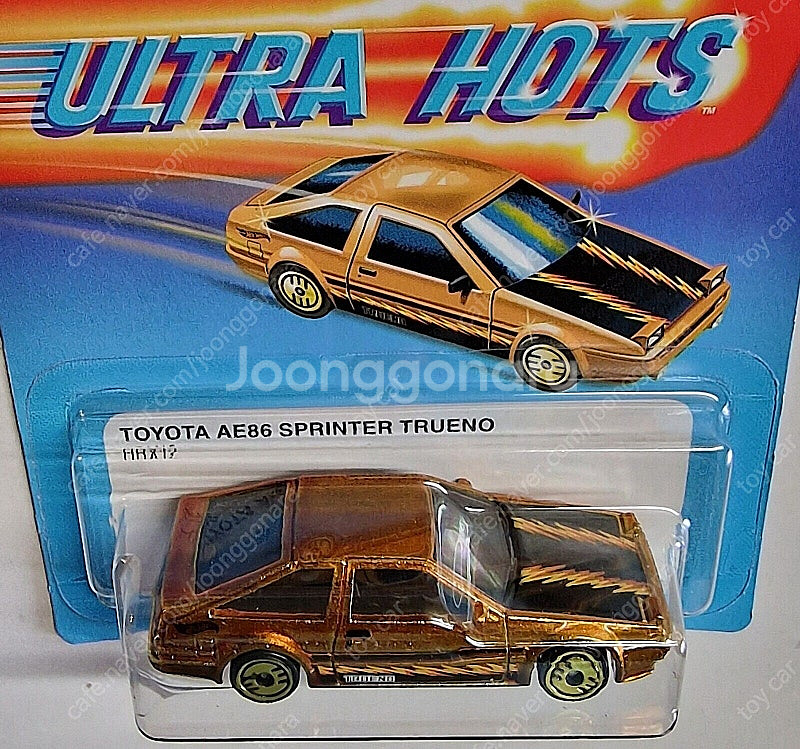 핫휠 토요타 스프린터 토레노 AE86 골드 레어 다이캐...--3