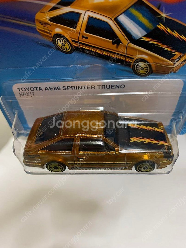 핫휠 토요타 스프린터 토레노 AE86 골드 레어 다이캐...--6