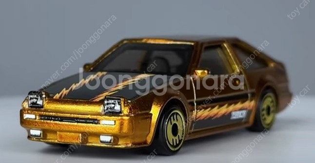 핫휠 토요타 스프린터 토레노 AE86 골드 레어 다이캐...--7