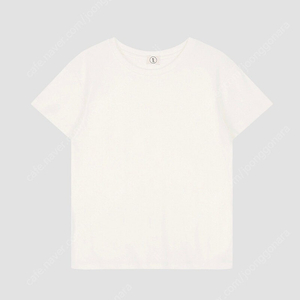 식스앤어하프 CREW NECK TEE - WHITE 스몰사이즈