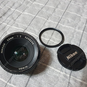 니콘 MF 50mm F2 렌즈 (택배비포함)