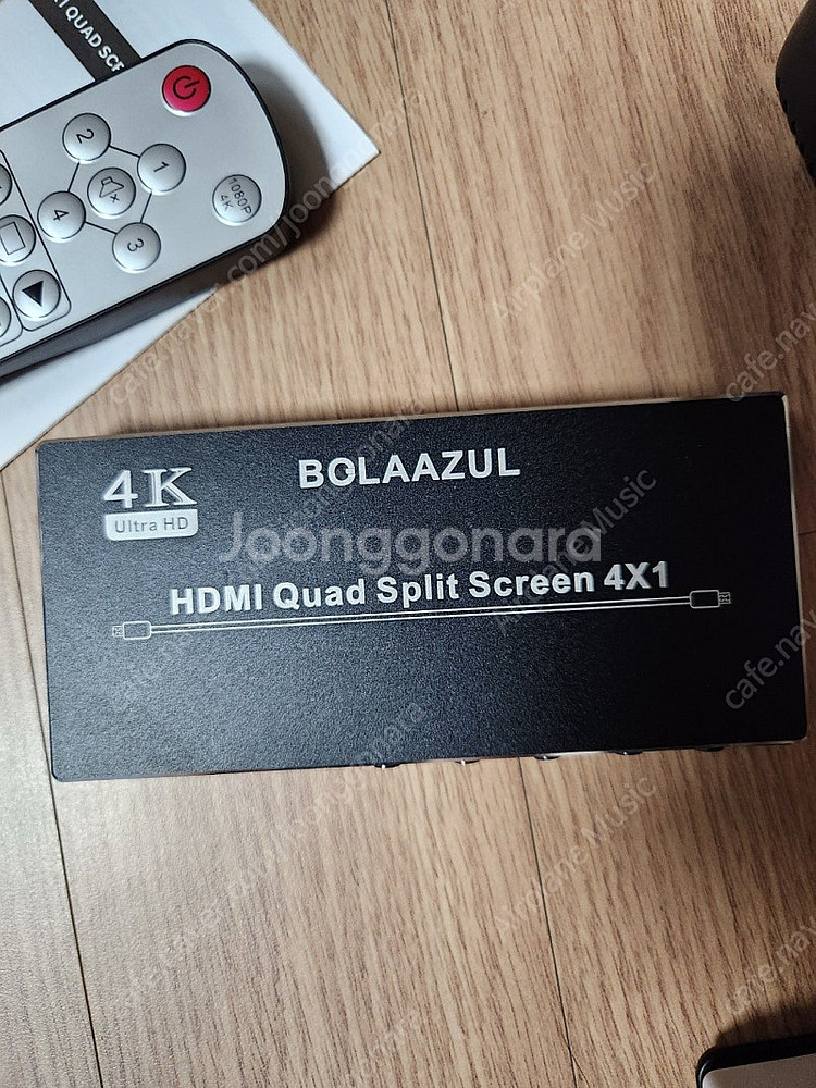 4K 1X4 멀티뷰어 심리스 화면4분할 UHD HDMI...--0
