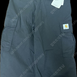 칼하트 콜카고팬츠 cole cargo 24fw 블랙 34사이즈 (새상품 택 안뗌)