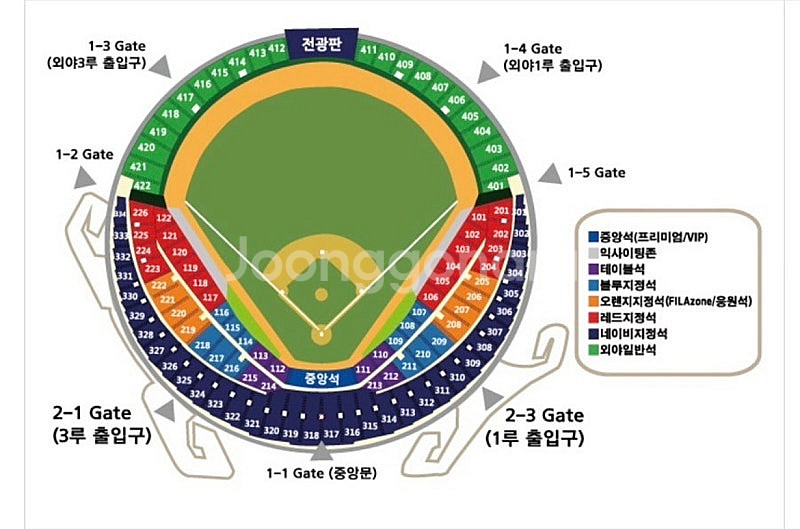 [잠실] 9월 14일 두산vskt 3루 오렌지석 통로 ...--0
