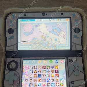 new 닌텐도 3dsxl 64GB 메탈릭블루 시나모롤