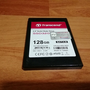 Transcend SSD 128GB win10 외 사무용 프로그램내장 win11 17000원