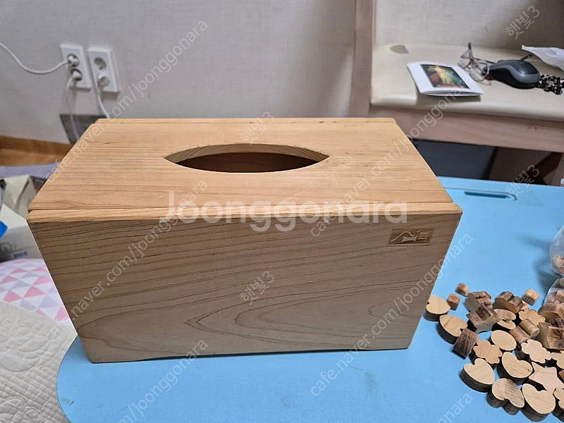 편백나무조각과 큐브--1