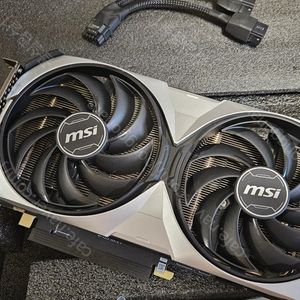 MSI RTX 4070 SUPER 벤투스 12GB 그래픽카드 풀박스