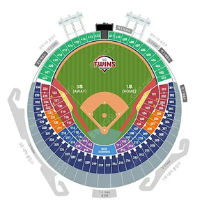 LG vs 한화 9/8(일) 3루 오렌지(응원석)