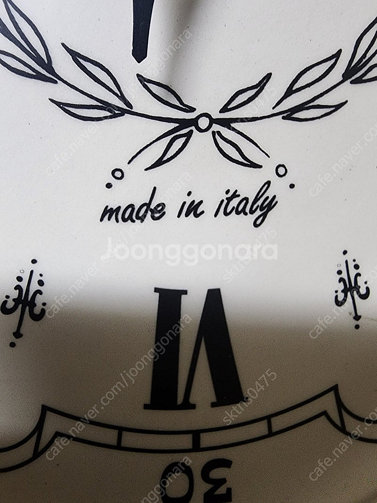 빈티지 이태리 원목 벽시계(80년대/made in it...--3
