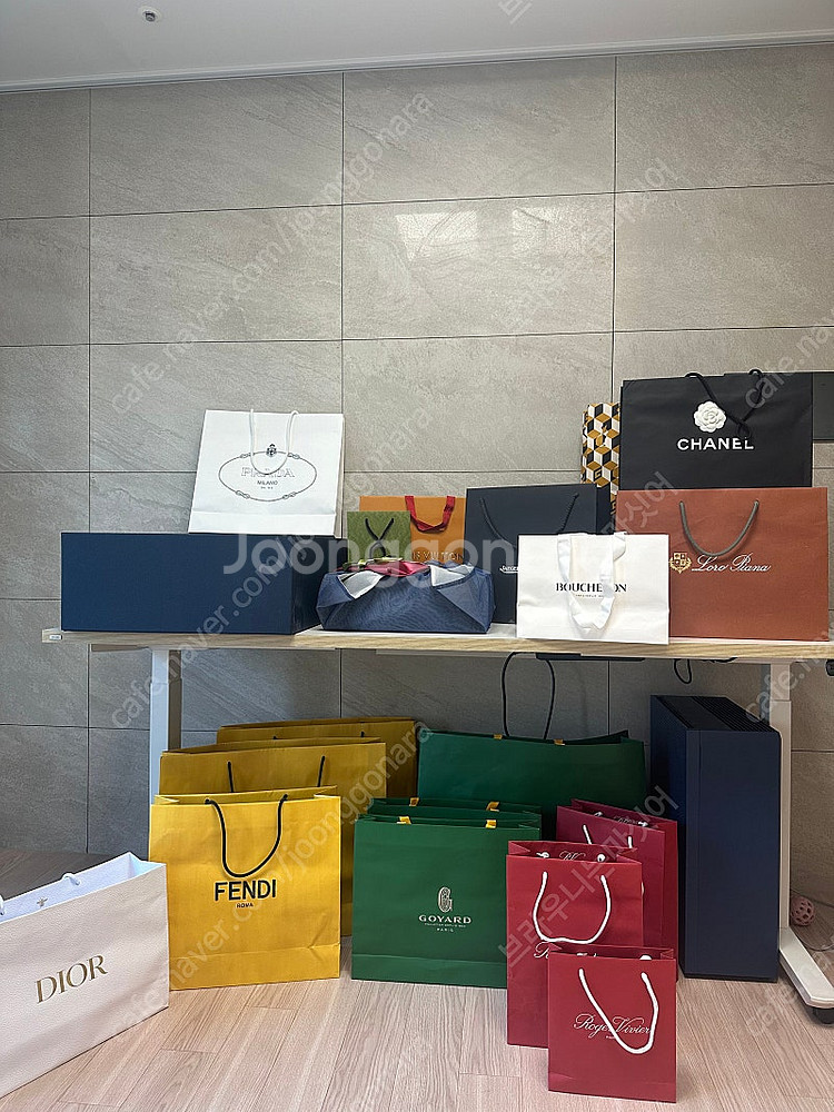 명품 쇼핑백 및 상자 일괄+구찌 vip기프트--0