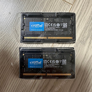 미사용) Crucial ddr5 노트북 sodimm램 5600MHz 16GB x2