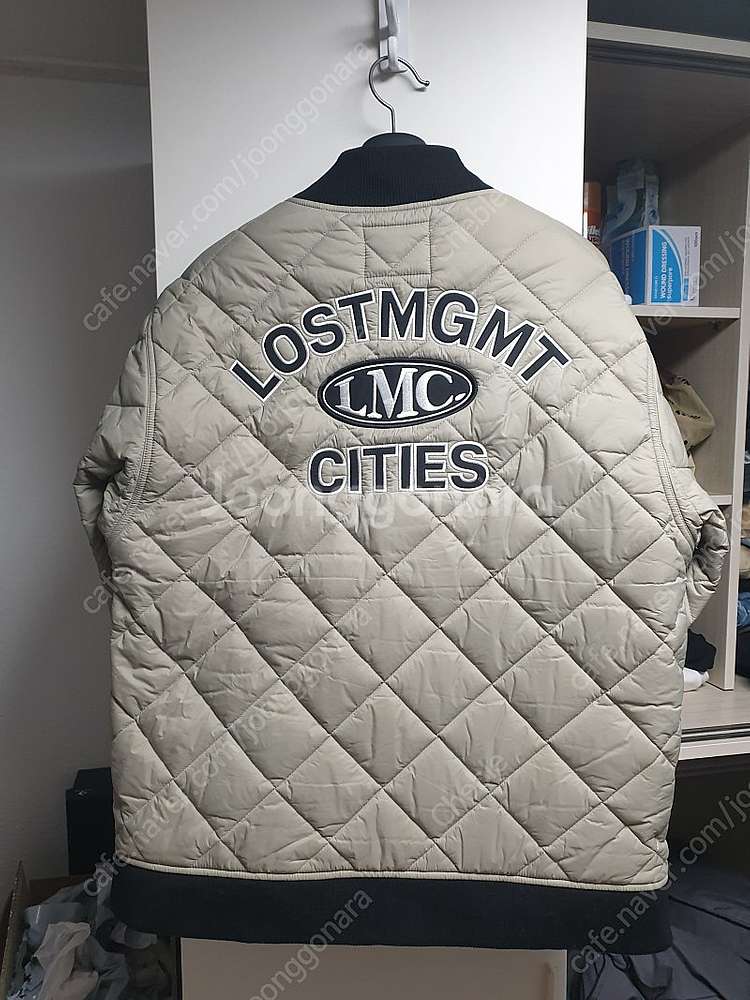 LMC 퀼팅 자켓 점퍼 깔깔이 샌드 XL--5