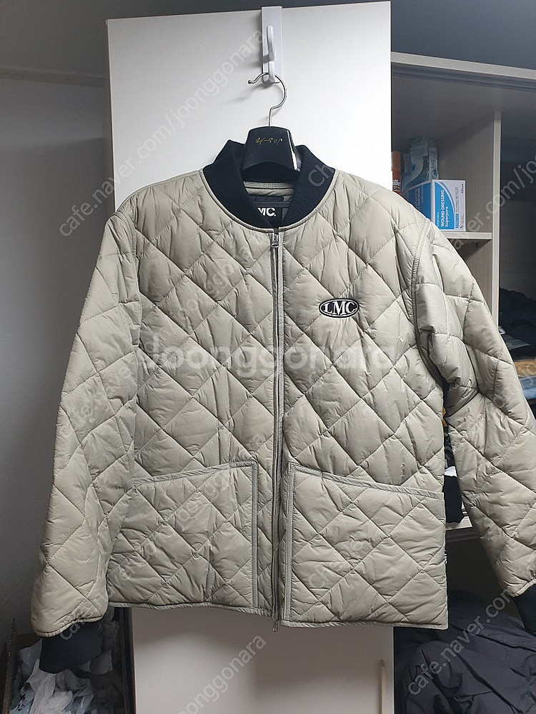 LMC 퀼팅 자켓 점퍼 깔깔이 샌드 XL--6