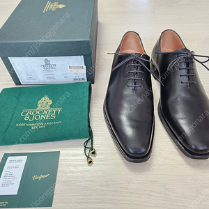 크로켓앤존스 알렉스 블랙 홀컷 옥스포드 구두 UK 6.5 E (255) Crockett&Jones Alex