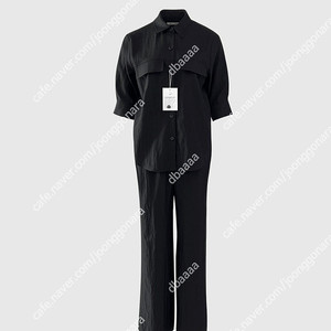 BRONN 브론 24SS B BUTTON JUMPSUIT 점프수트 블랙 숏 S