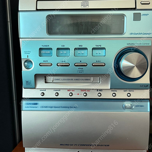 캔우드 CD TUNER MD TAPE +스피커