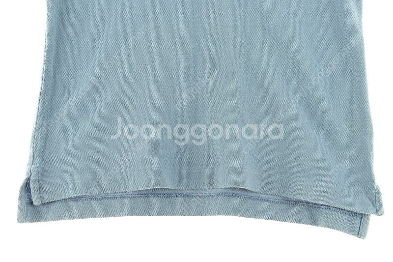 W(XS) 폴로 랄프로렌 반팔 카라 티셔츠 블루 면 한...--3