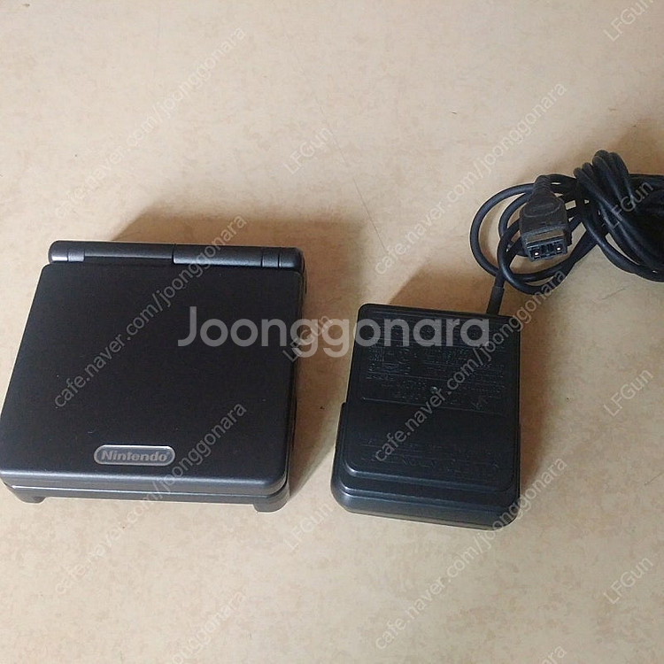 GBA SP 순정 본체 (AGS-001, 블랙색상) 판...--0