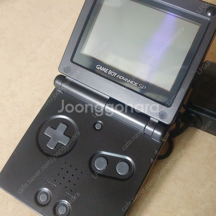 GBA SP 순정 본체 (AGS-001, 블랙색상) 판...--4