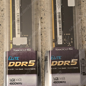 팀그룹 ddr5 4800 16기가×2 팝니다