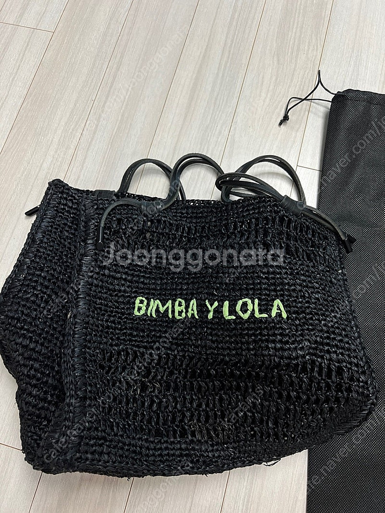 빔바이롤라(bimbaylola) 천연 라피아 라탄 백--2