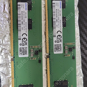 삼성 램 PC5 DDR5 5600 8G × 2개 데스크탑메모리