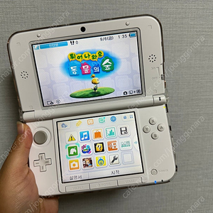 닌탠도 3ds xl 동물의 숲 에디션 + 충전기