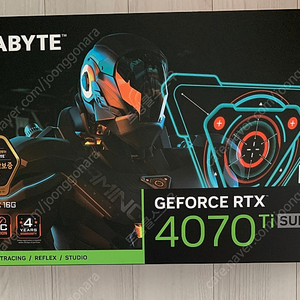 GIGABYTE 지포스 RTX 4070 Ti SUPER Gaming OC D6X 16GB 제이씨현 미개봉