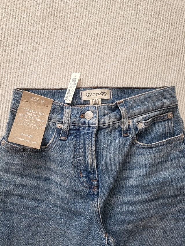 메이드웰(madewell) 퍼펙트 빈티지 와이드 진 새상품--5