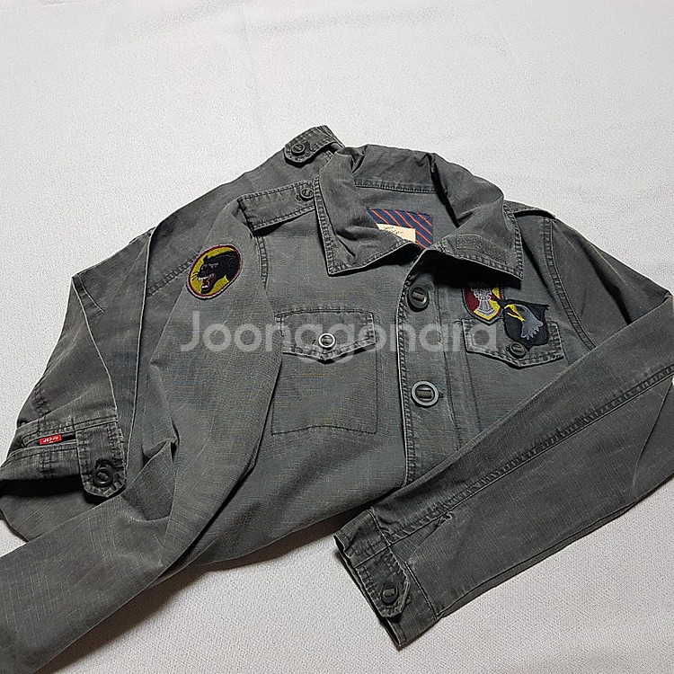 리바이스 우먼 야상 자켓 밀리터리 이쁨--8