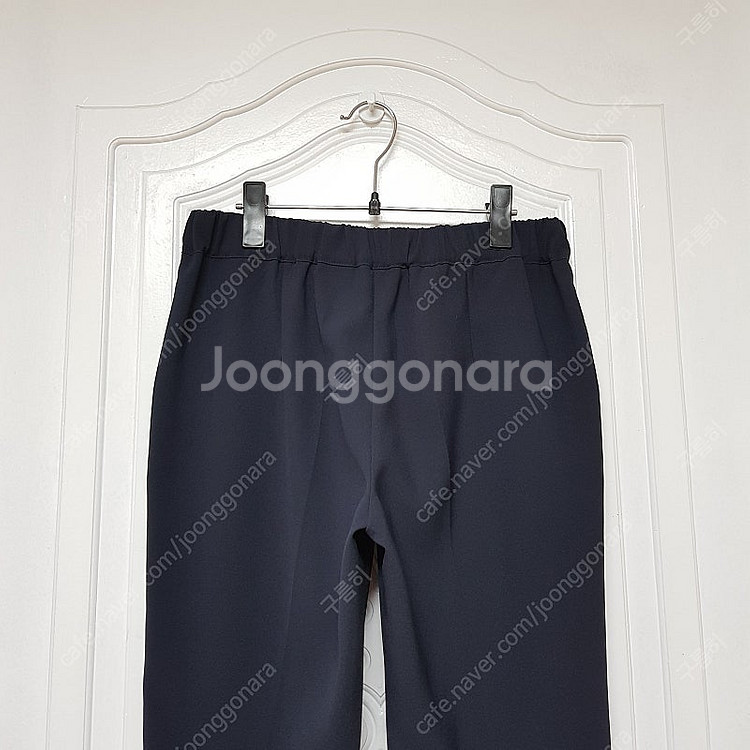 여성 여름 정장 바지 뒷밴딩 슬랙스 팬츠 다크네이비 8...--5