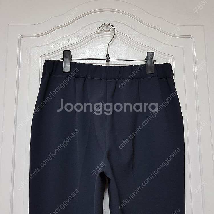 여성 여름 정장 바지 뒷밴딩 슬랙스 팬츠 다크네이비 8...--6
