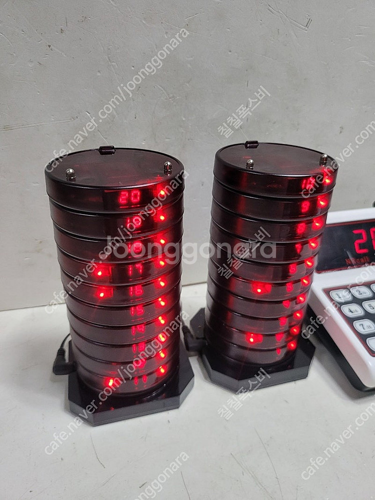 엔이콜 카페진동벨 ne-600 20개 세트 팝니다--5