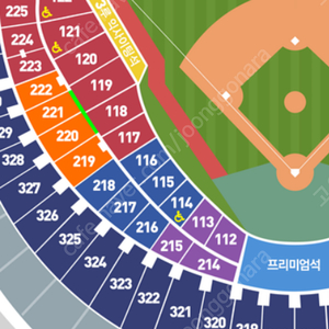 9월 10일(화) 롯데 vs LG 3루 네이비석 324블럭 좌측통로 2연석