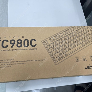 [무접점] 레오폴드 FC980c 한글 30g 균등 화이트 (19.5만)