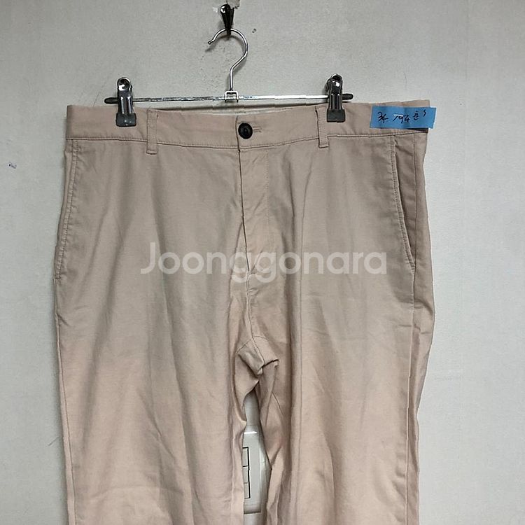깨끗 라코스테 남성 봄가을 바지 34인치--1