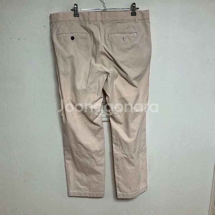 깨끗 라코스테 남성 봄가을 바지 34인치--2