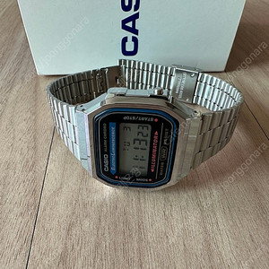 카시오 A168 손석희 시계 (상태 새것, 힐링쉴드 필