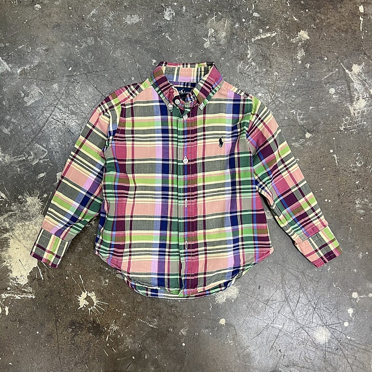 2) 폴로 랄프로렌 키즈 체크 남방셔츠 빈폴 헤지스 타미힐피거--0