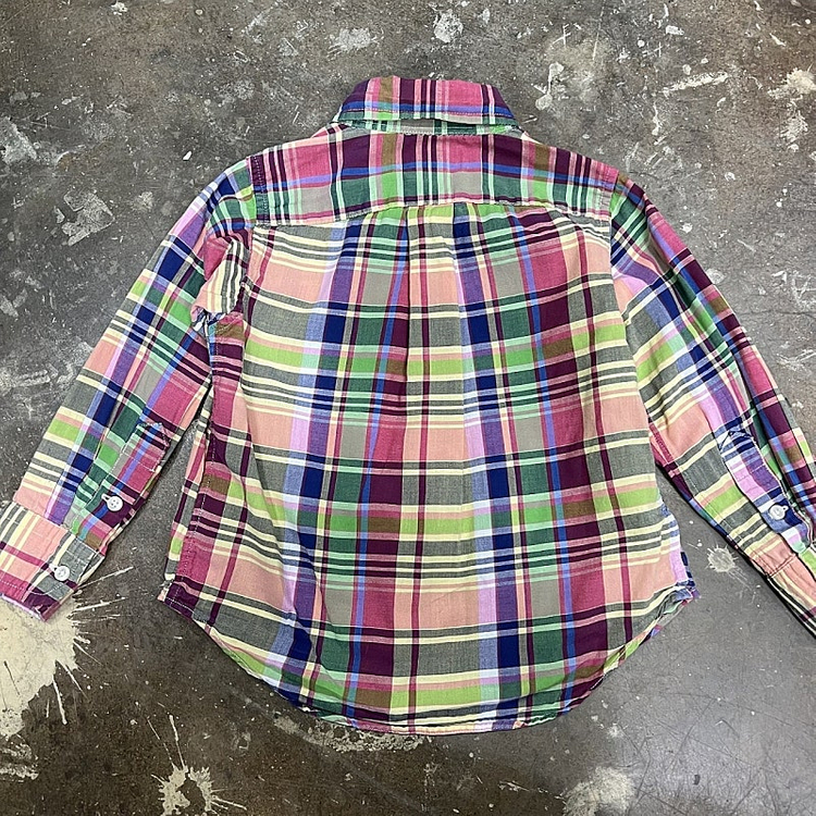 2) 폴로 랄프로렌 키즈 체크 남방셔츠 빈폴 헤지스 타미힐피거--1