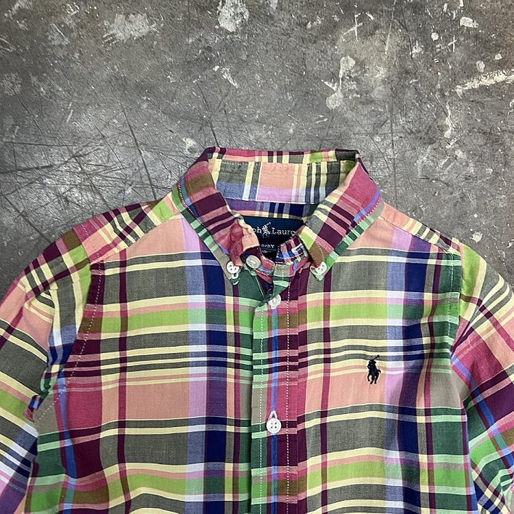 2) 폴로 랄프로렌 키즈 체크 남방셔츠 빈폴 헤지스 타미힐피거--2