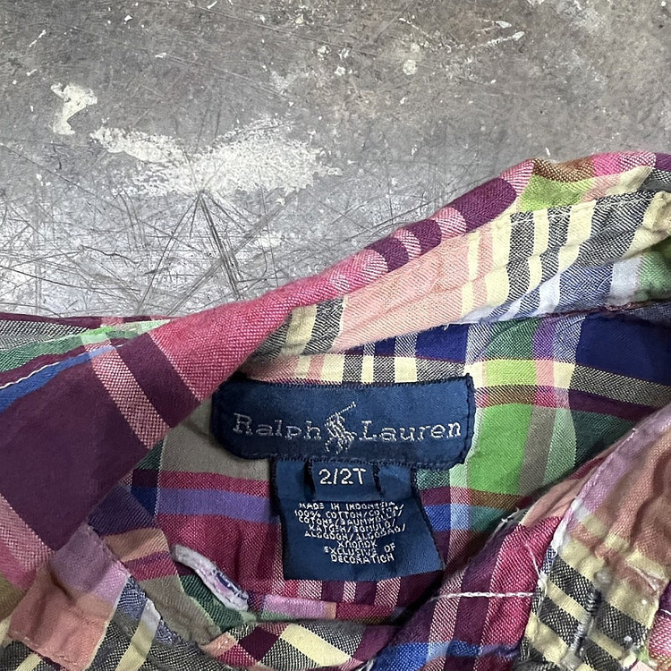 2) 폴로 랄프로렌 키즈 체크 남방셔츠 빈폴 헤지스 타미힐피거--5