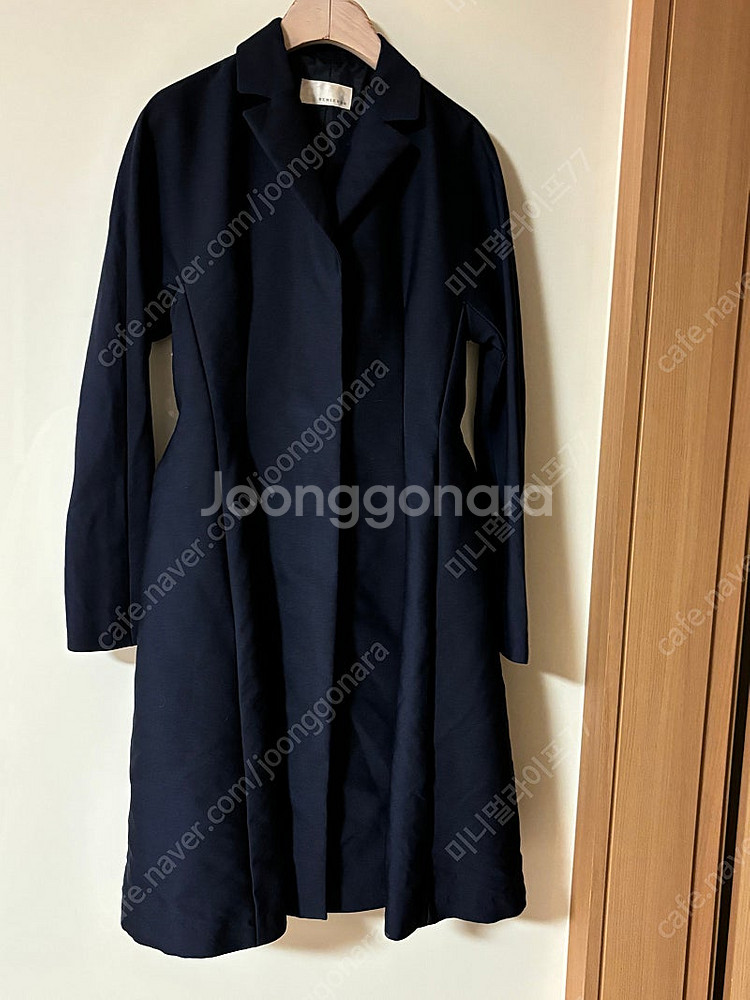레니본 럭셔리 울&실크 원피스 겸 롱자켓 트렌치코트 결...--9